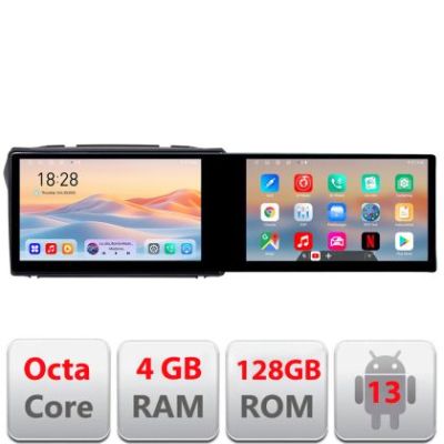 Navigatie Suzuki Alto 2009-2016 Edotec 2 ecrane  8 core 4+128 21.6 inch Incell android Wifi 5Ghz gps internet  KIT-alto