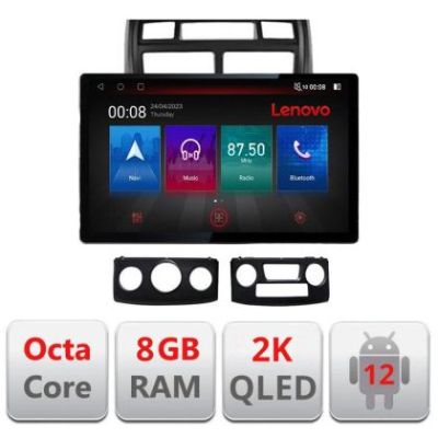Navigatie Kia Sportage 2007-2013 N-023 ecran 13" 2K 8+128 Android Waze USB Navigatie 4G 360 Toslink Youtube Rad