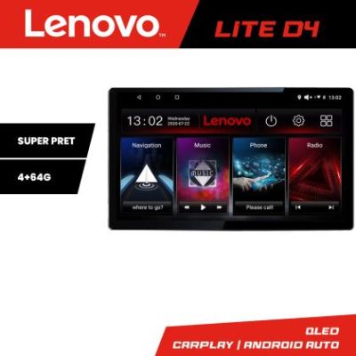 Navigatie Alfa Romeo 159 2005-2011 Lenovo QLED 1K 4+64 WIFI 5Ghz carplay android auto Android Kit-+EDT-LITE-D4-9-4+64