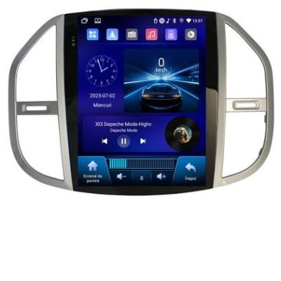 Navigatie Mercedes Vito 2016- tip tesla radio gps internet 4 Core carplay android auto 4+64 Incell Display kit-tesla-068+EDT-E220-RK