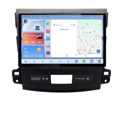 Navigatie dedicata Mitsubishi Outlander 2010 N-056 Edonav ecran 13" 1K 4+64 Android Waze USB Navigatie 4G 360 Toslink Youtube V1