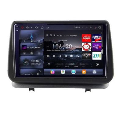NavigatieRenault Clio 3 2005-2013 Edotec Kit-Clio3 8 core QLED 2K 16+512GB 360 Android Waze USB Navigatie Internet Youtube Radio