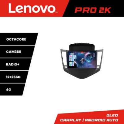 Navigatie Chevrolet Cruze Lenovo Kit-045 8 core QLED 2K 12+256 360 Android Waze USB Navigatie Internet Youtube Radio