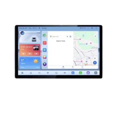 Navigatie dedicata Dacia Duster dupa 2019 N-199 Edonav ecran 13" 1K 4+64 Android Waze USB Navigatie 4G 360 Toslink Youtube Radio V1