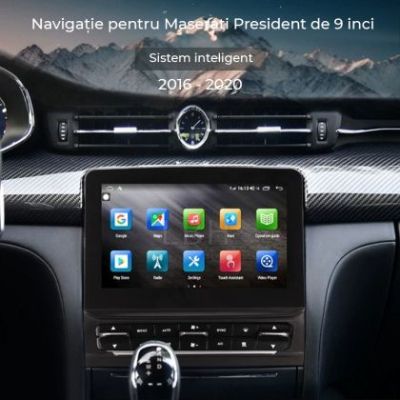 Navigație Maserati President 2016 - 2020, 9 inci, 8GB Ram, 128GB Stocare