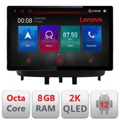 Navigatie Renault Megane 3 N-145 ecran 13" 2K 8+128 Android Waze USB Navigatie 4G 360 Toslink Youtube Radio KIT