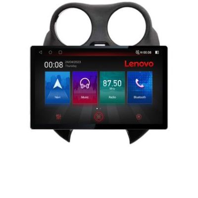 Navigatie Nissan Micra 2010-2014 Lenovo PRO 4+64 13 inch 2K android 4G DSP gps internet  KIT-micra2010