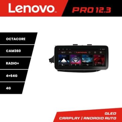 Navigatie Opel Mokka 2016- K-MOKKA2 Lenovo PRO 4+64 12.3 inch qled android 4G DSP gps internet  Co