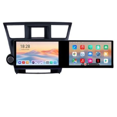 Navigatie Toyota Highlander 2007-2013 Edotec 2 ecrane  8 core 4+128 21.6 inch Incell android Wifi 5Ghz gps internet