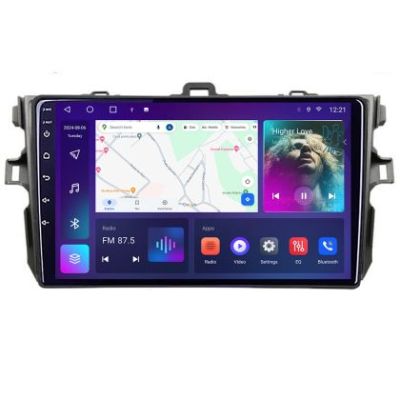 Navigatie Toyota Corolla B-063 Android Ecran QLED octa core 4+64 carplay android auto KIT-063+EDT-E309V3