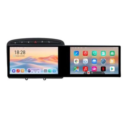 Navigatie Peugeot 308 Kit-038 Edotec 2 ecrane  8 core 4+128 21.6 inch Incell android Wifi 5Ghz gps internet