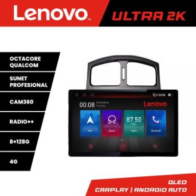 Navigatie Hyundai Santa Fe 2000-2006 ecran 13" 2K 8+128 Android Waze USB Navigatie 4G 360 Toslink Youtube Radio