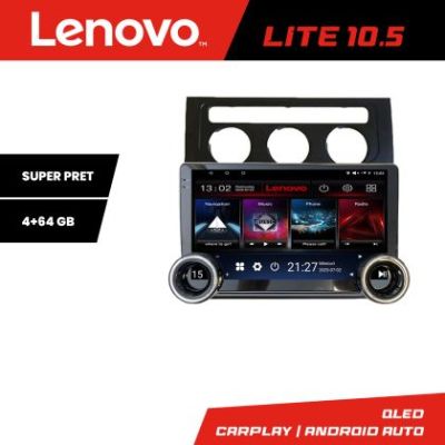 Navigatie VW Touran 2003-2009 clima automata Kit-touran2 Lenovo  8 core 4+64 10.5 inch Incell 1K android Wifi 5Ghz gps internet et GPS WI