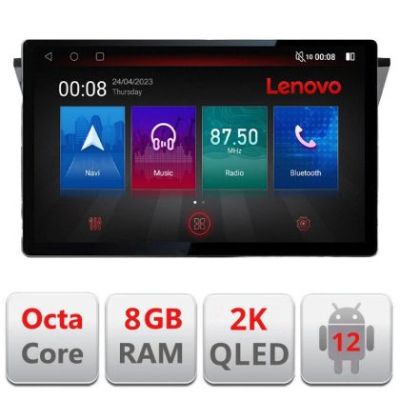 Navigatie VW Tiguan 2016- N-5883 ecran 13" 2K 8+128 Android Waze USB Navigatie 4G 360 Toslink Youtube Radio KIT