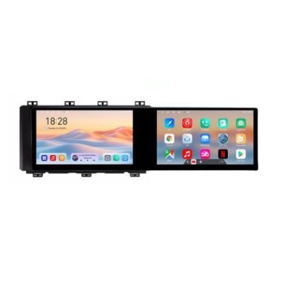 Navigatie Toyota Auris 2013-2017 Edotec 2 ecrane  8 core 4+128 21.6 inch Incell android Wifi 5Ghz gps internet  Kit-auris15+kit-toyota-universal