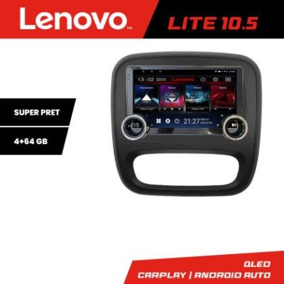 Navigatie Renault Trafic 2014-2017 Kit-rt09 Lenovo  8 core 4+64 10.5 inch Incell 1K android Wifi 5Ghz gps internet  Q v2