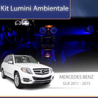 Lumini Ambientale NIGHTVIBE Mercedes X204 2011-2015 dedicat set complet control telefon sau sistem original