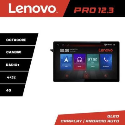 Navigatie Mercedes GLK 2008-2011 NTG4 Lenovo PRO 4+32 2K 13 inch qled android 4G DSP gps internet  Kit-glk-ntg4