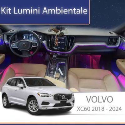 Lumini Ambientale NIGHTVIBE Volvo XC60 2018-2022 set complet control telefon sau sistem original