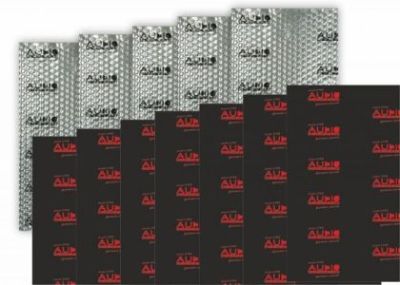 Insonorizant vibro absorbant ALUBUTYL MIX EVO pachet 1.8 m2, 6 coli, grosime 1.5 - 3 mm
