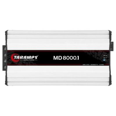 Amplificator Taramps MD 8000.1 2OHM, cu 1 canal, clasa D, în 1-2-4 Ω