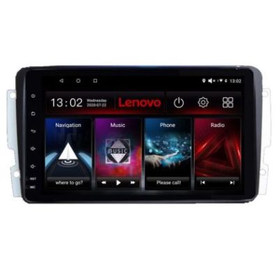 Navigatie Mercedes C 2001-2004 CLK G 2004-2006 Lenovo Kit-171 8 core QLED 2K 8+256 360 Android Waze USB Navigatie Internet Youtube Radio