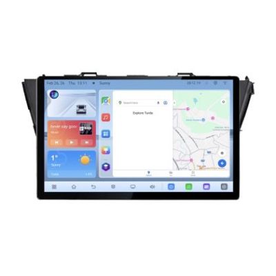 Navigatie  Toyota Prius 5 Plus 2012-2020 Edotec 4+64 1K 13 inch qled android 4G DSP gps internet  Kit-prius5-plus