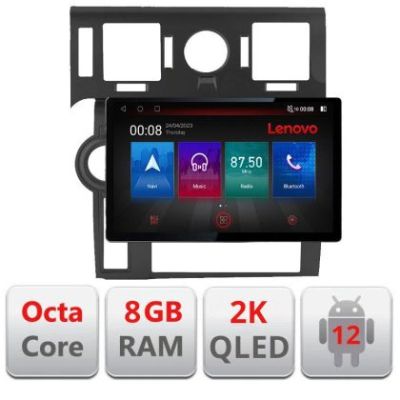 Navigatie Hummer H2 2008-2010 ecran 13" 2K 8+128 Android Waze USB Navigatie 4G 360 Toslink Youtube Radio kit-hu