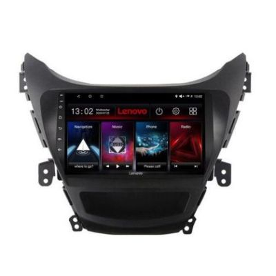 Navigatie Hyundai Elantra 2011-2013 Lenovo Kit-092 8 core QLED 2K 8+256 360 Android Waze USB Navigatie Internet Youtube Radio