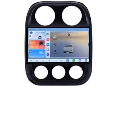 Navigatie Jeep Compass 2010-2016 Manual C-2500 Android 8 Core 2.2 Ghz 8+128 Qled 1K ADAS 4G LTE GPS 360 KIT-2500+EDT-E410V3
