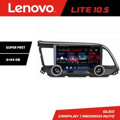Navigatie Hyundai Elantra 2018- Kit-1581 Lenovo  8 core 4+64 10.5 inch Incell 1K android Wifi 5Ghz gps internet