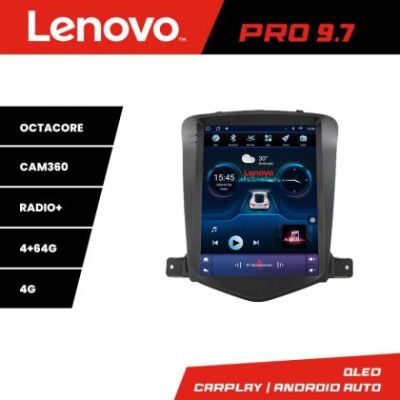 Navigație dedicată Tip Tesla Chevrolet Cruze 2006-2012 Radio gps internet 8 Core 4+64 360 4G carplay android auto  GB Kit-tesla-045+PRO-9.7-4+64