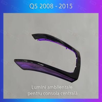 Lumini Ambientale NIGHTVIBE Audi Q5 B8 2008-2015 consola centrala control telefon sau sistem original
