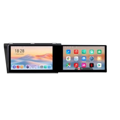 Navigatie Mazda 3 2004-2009 Kit-161 Edotec 2 ecrane  8 core 4+128 21.6 inch Incell android Wifi 5Ghz gps internet