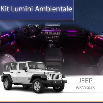 Lumini Ambientale NIGHTVIBE Jeep Wrangler 2014 guri de ventilatie controlabile din telefon AMB-JP-WRANGLER-2014-VENTS