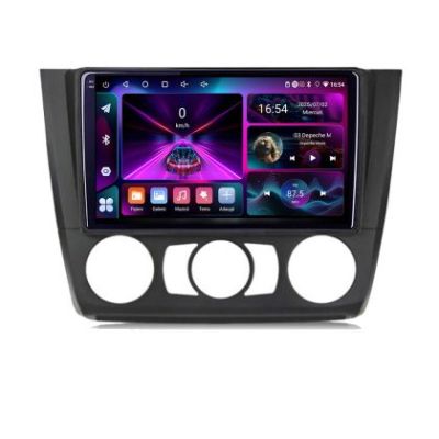 Navigatie BMW Seria 1 E87 2007-2011 clima manuala A-bmw117-manual  4+64 InCell Display 1K Android Waze USB Navigatie Internet Youtub
