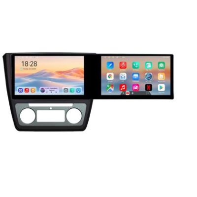 Navigatie Skoda Yeti 2009-2014 Kit-YETI Edotec 2 ecrane  8 core 4+128 21.6 inch Incell android Wifi 5Ghz gps internet