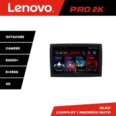 Navigatie Fiat ducato 2006- Lenovo Kit-DUCATO 8 core QLED 2K 8+256 360 Android Waze USB Navigatie Internet Youtube Radio v2