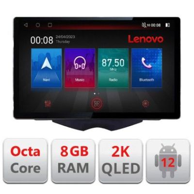 Navigatie Hyundai Veloster ecran 13" 2K 8+128 Android Waze USB Navigatie 4G 360 Toslink Youtube Radio kit-velost