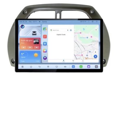 Navigatie dedicata Edonav Toyota Rav 4 2000-2004, Ecran 1K QLED 13",Octacore,4Gb RAM,64Gb Hdd,4G,360,DSP,Carplay,Bluetooth