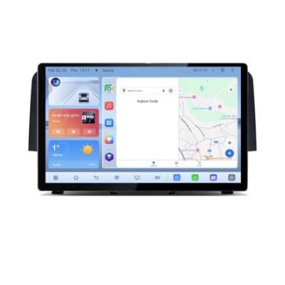 Navigatie dedicata Honda Civic 2016-2020 Edonav ecran 13" 1K 4+64 Android Waze USB Navigatie 4G 360 Toslink Youtube Radio KIT-