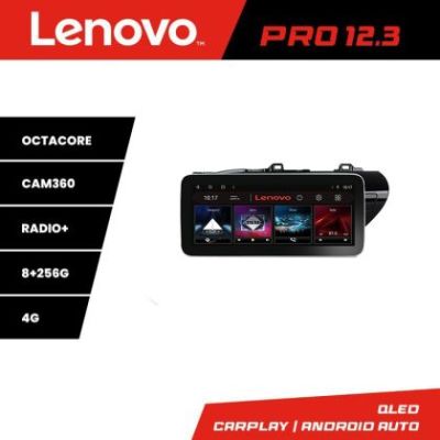 Navigatie TOYOTA Hilux 2016- K-TY59 Lenovo PRO 8+256 12.3 inch qled android 4G DSP gps internet  Co