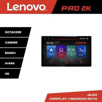 Navigatie universala 2 din 9 inch Lenovo PRO 4+64 13 inch 2K android 4G DSP gps internet  C