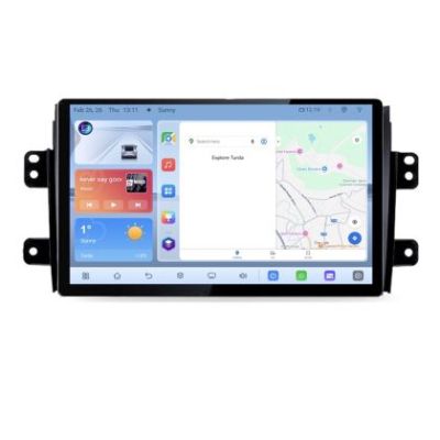 Navigatie Suzuki SX4 2006-2013 Edotec 4+64 1K 13 inch qled android 4G DSP gps internet  Kit-124