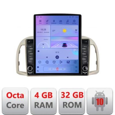 Navigatie Nissan Micra 2002-2010 Android radio gps internet  Octa Core 4+64 LTE KIT-micra2003+EDT-E709