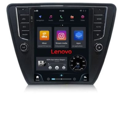 Navigatie Skoda Octavia 3,Qled 9.7" Qualcomm qled 4+64 360 Android wifi 4G carplay android auto kit-tesla-045+EDT-E520
