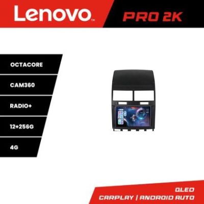 Navigatie VW Touareg 2004-2011 Lenovo Kit-042 8 core QLED 2K 12+256 360 Android Waze USB Navigatie Internet Youtube Radio
