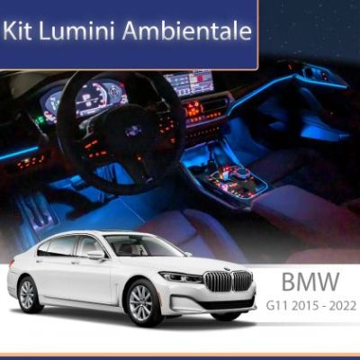 Lumini Ambientale NIGHTVIBE BMW seria 7 G11 G12 capace boxe iluminate control telefon sau sistem original