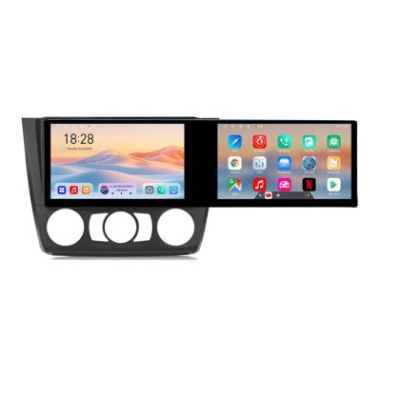 Navigatie BMW Seria 1 E87 2007-2011 clima manuala Kit-bmw117-manual Edotec 2 ecrane  8 core 4+128 21.6 inch Incell android Wifi 5Ghz gps internet
