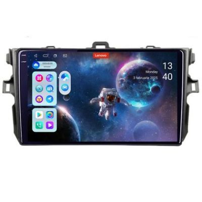 Navigatie Toyota Corolla Lenovo Kit-063 8 core QLED 2K 12+256 360 Android Waze USB Navigatie Internet Youtube Radio